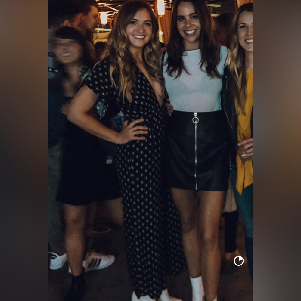 Skylar + Madison Black Polka-Dot Jumpsuit